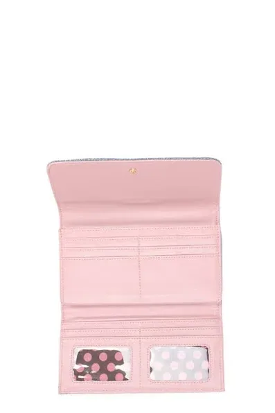 Cartera Nicole Lee para dama color mezclilla