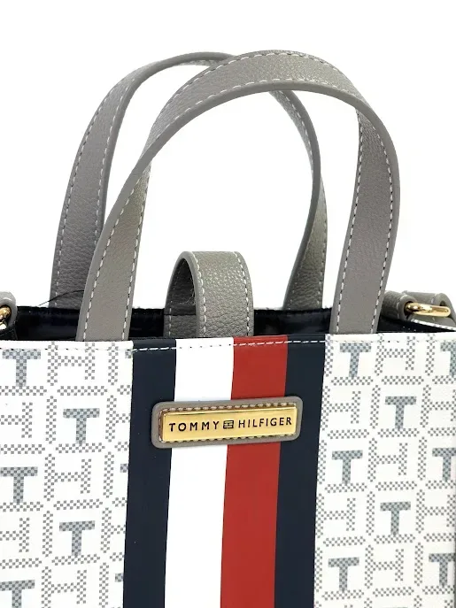Bolso Tommy Hilfiger para dama color gris