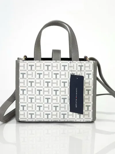Bolso Tommy Hilfiger para dama color gris