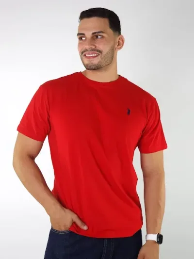 Camiseta Cambridge Polo Club para caballero color rojo