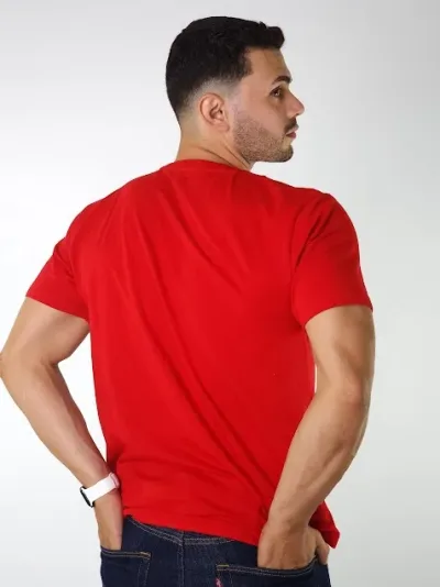 Camiseta Cambridge Polo Club para caballero color rojo
