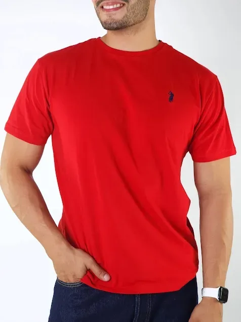 Camiseta Cambridge Polo Club para caballero color rojo
