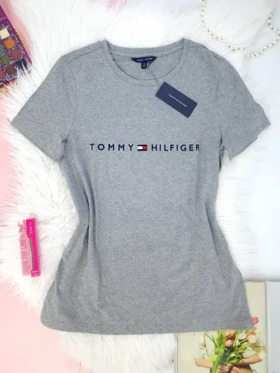 Camiseta Tommy Hilfiger para dama color gris
