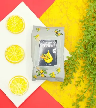 Toallitas limpiadoras desmaquillantes aceite de argán Célavi