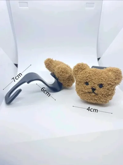 Gancho para carro con diseño de oso
