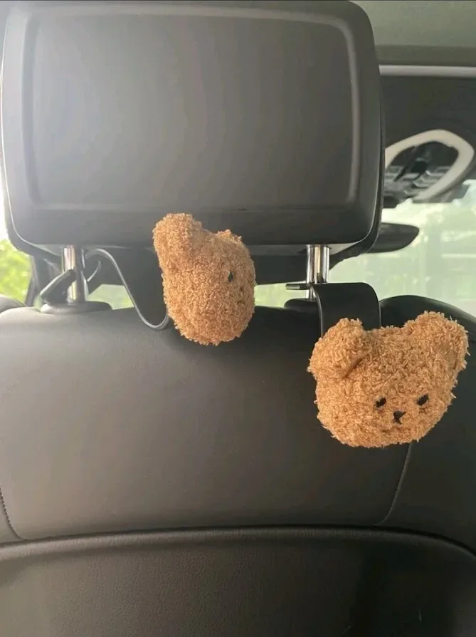 Gancho para carro con diseño de oso