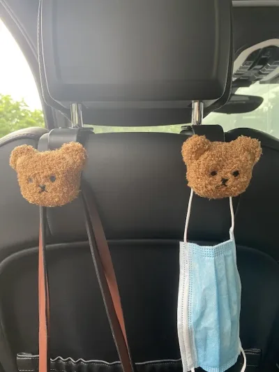 Gancho para carro con diseño de oso