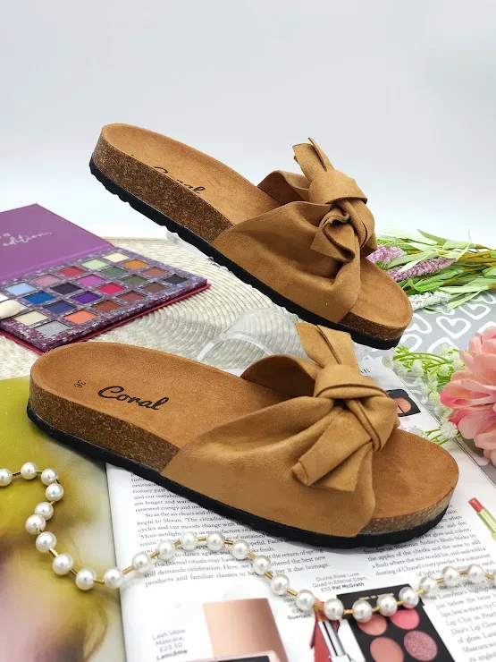Sandalias Coral para dama color  Tan Romina Tan