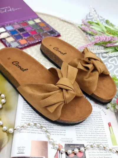 Sandalias Coral para dama color  Tan Romina Tan