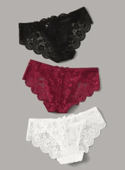 Set de bragas para dama, Multicolor