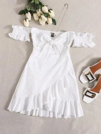 Vestido para dama color blanco