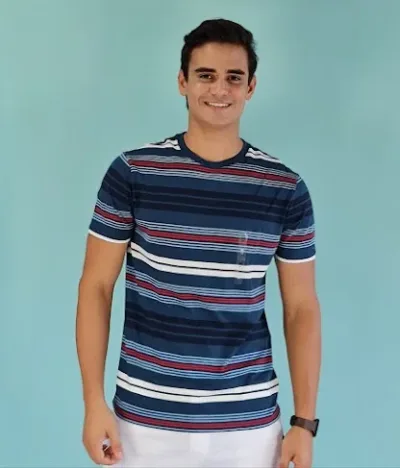 Camisa Tommy Hilfiger con azules variados