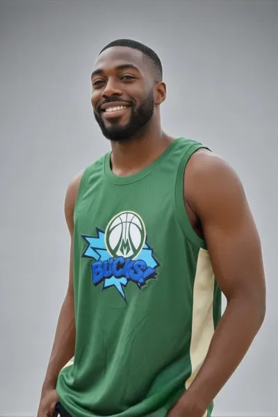 Camiseta NBA MILWAUKEE BUCKS- NBATT523201-GN1