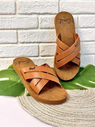 Sandalias Coral Kali Camel para Dama