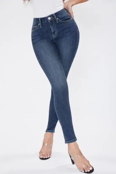 Jeans para dama super skinny M78 color azul