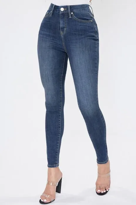 Jeans para dama super skinny M78 color azul