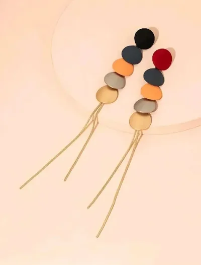 Aretes para dama multicolor