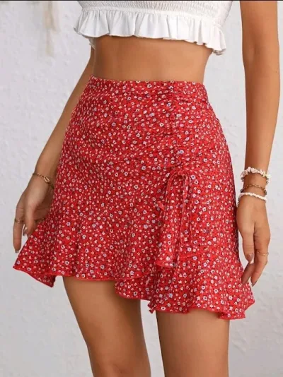 Enagua para dama diseño floral