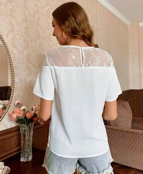 Blusa para dama color blanco