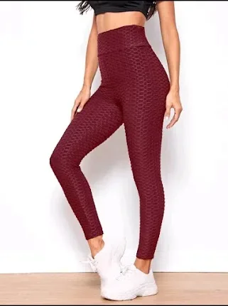 Leggings deportiva para dama color vino