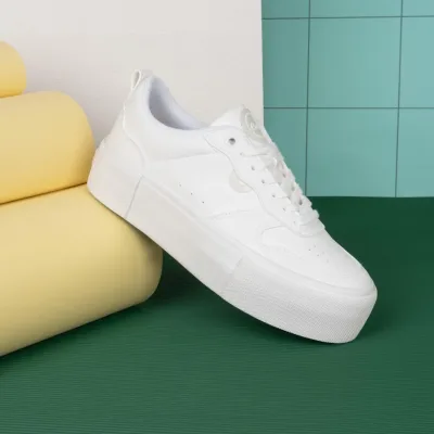 Tenis Tempura white dama color blanco