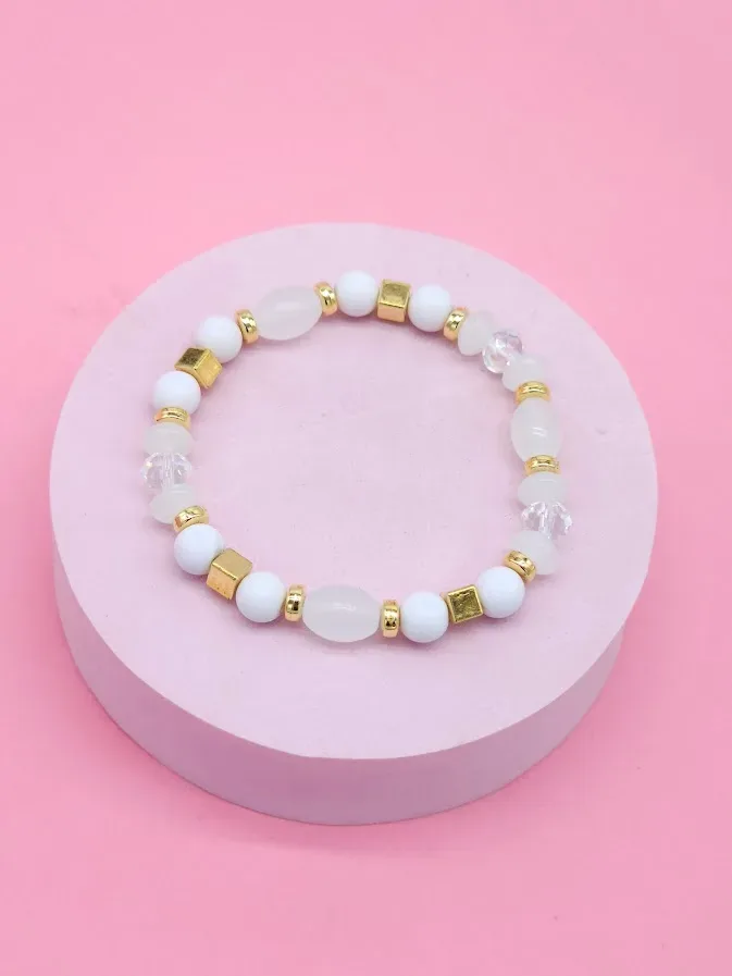 Pulsera para dama color blanco