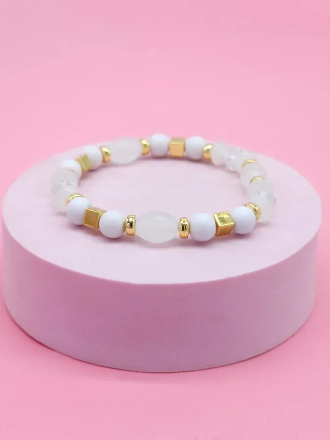 Pulsera para dama color blanco