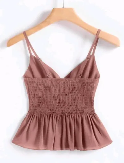 Blusa para dama color caoba