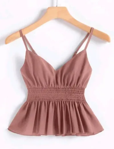 Blusa para dama color caoba