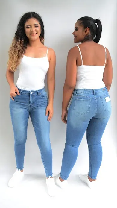 Jeans para dama Latin Idol 40-11 color azul