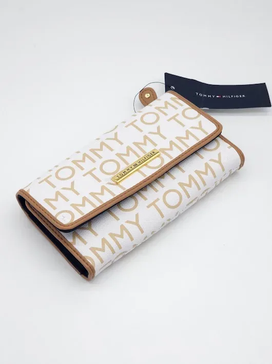 Cartera Tommy Hilfiger para dama color blanco