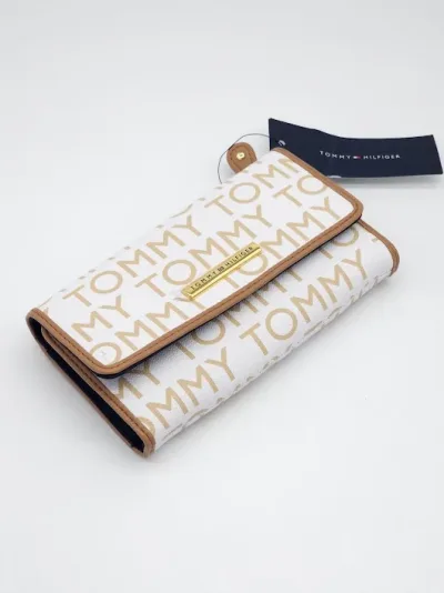 Cartera Tommy Hilfiger para dama color blanco