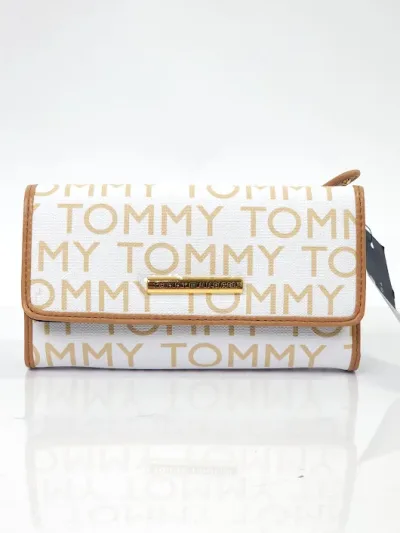 Cartera Tommy Hilfiger para dama color blanco