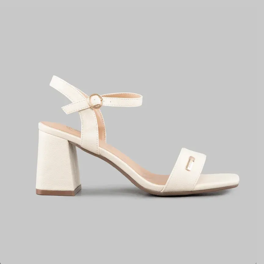 Tacones Natural Margaret Sand Pu para dama color beige