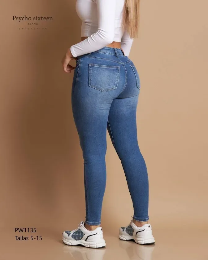 Jeans para dama Psycho Sixteen PW1135