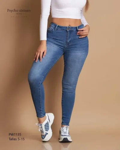 Jeans para dama Psycho Sixteen PW1135