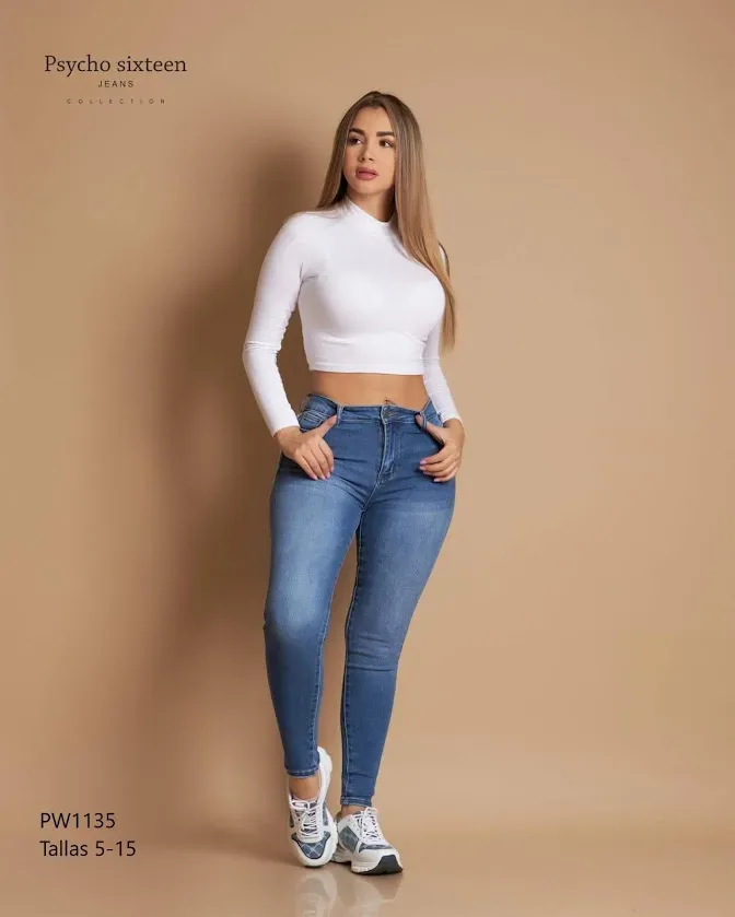Jeans para dama Psycho Sixteen PW1135