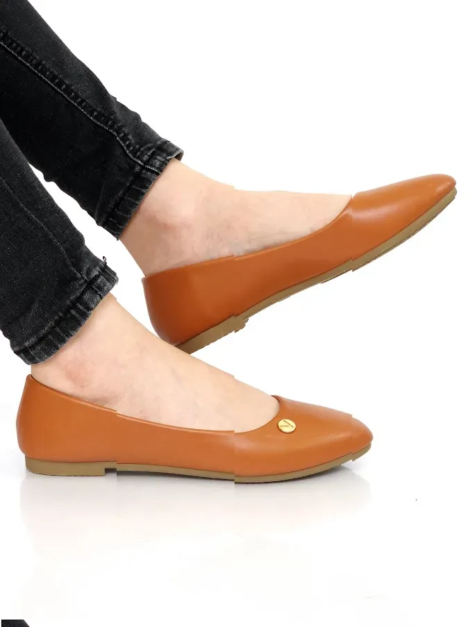 Zapatos para dama color camel