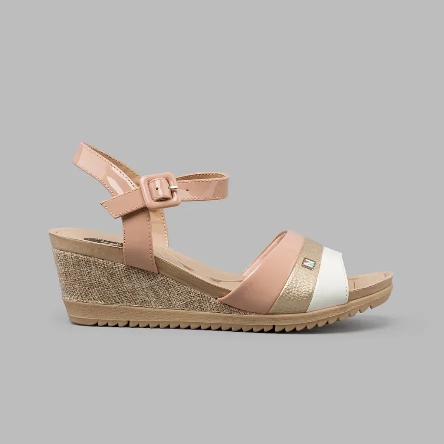 Sandalias Natural Brief Nude para Dama