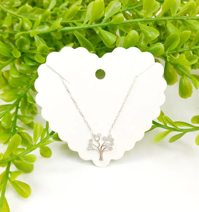 Collar para dama plata 925 diseño dije árbol de vida