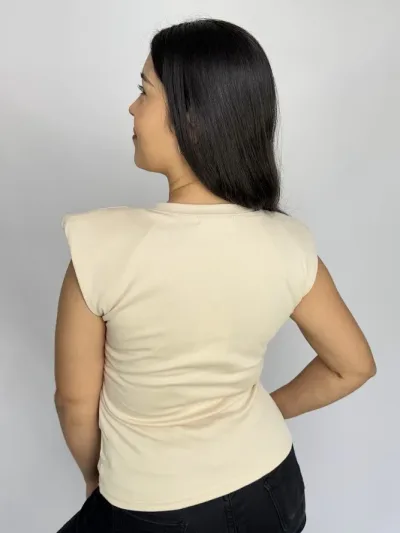 Blusa color beige para Dama