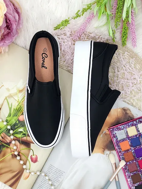 Tenis Coral Bobby 2 Black Pu
