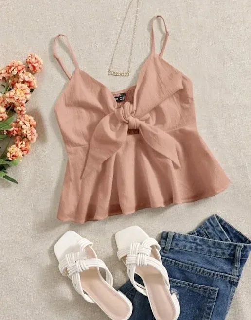 Blusa para dama color palo rosa viejo