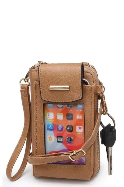 Cartera para dama color beige
