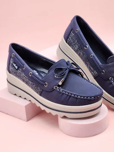 Zapatillas Sabata para dama katz-90 NAVY NUBUCK