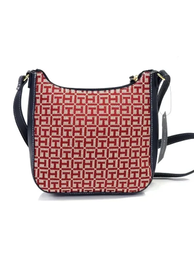 Bolso Tommy Hilfiger para dama color rojo y azul