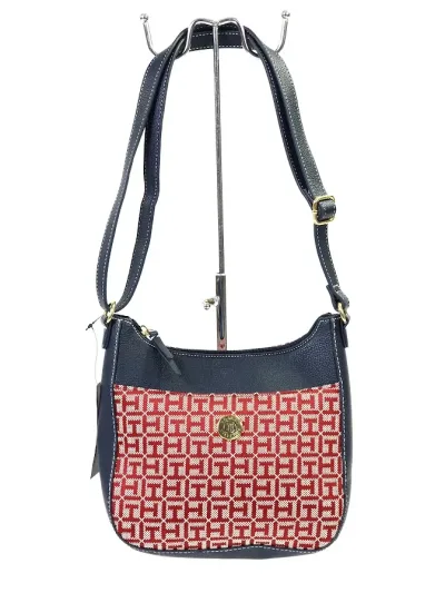 Bolso Tommy Hilfiger para dama color rojo y azul