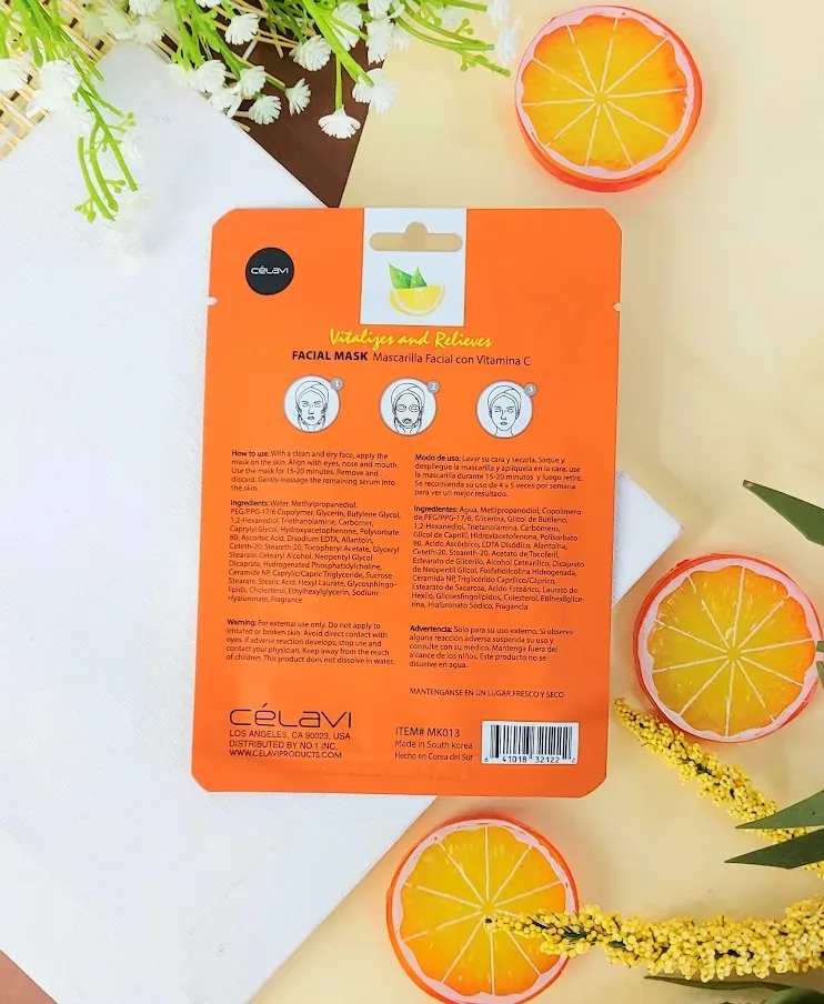 Mascarilla Facial Celavi Vitamica C