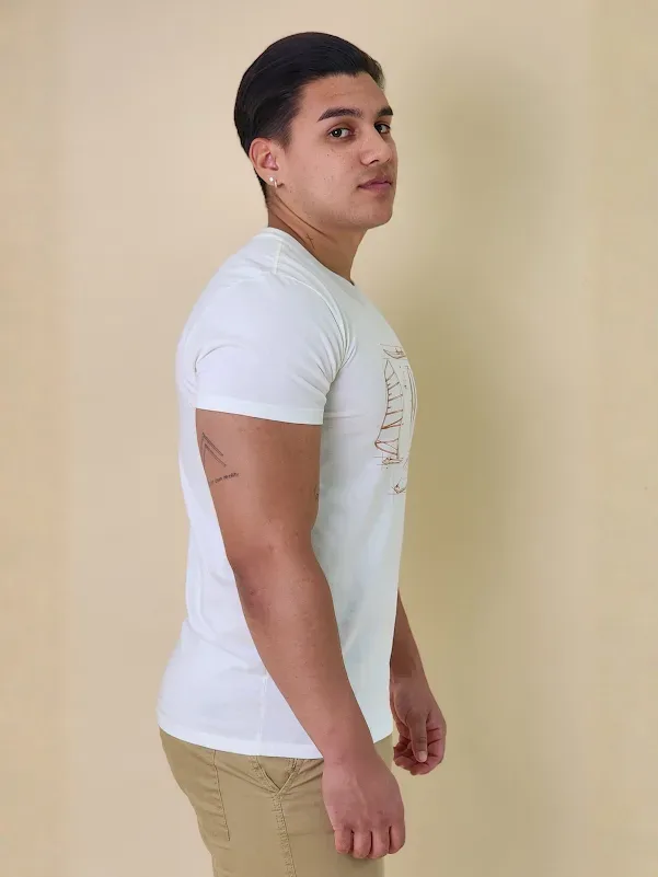 Camiseta Mormaii para caballero 513556 #COLOR BLANCO HUESO