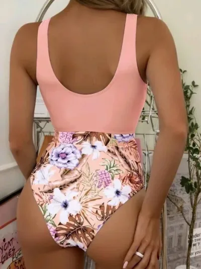 Vestido de baño para dama multicolor